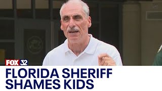 Florida sheriff shaming kids accused of making school threats