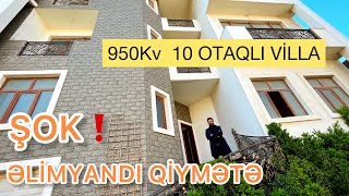 ❗️ÇOX TƏCİLİ❗️ VAROVSKİDƏ ƏLİMYANDI 950kv 10 OTAQLI VİLLA 051 800 50 60