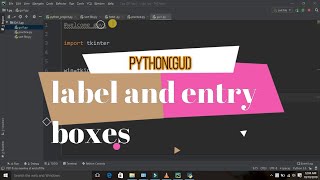 GUI PYTHON TUTORIAL | 2 | Label & Entry box .....