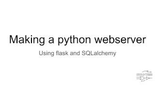 Python Flask Tutorial Part 1: Overview and Getting Started