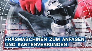 Mobile Kantenfräsmaschinen zum Anfasen und Kantenverrunden: GERIMA SMA-MINI | METAL WORKS TV