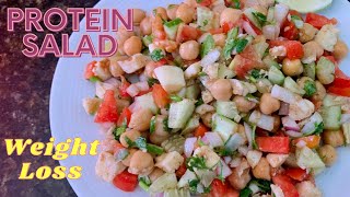 Protein Salad for Weight loss | Chickpea Salad Recipe | Salad Recipe