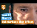 Blender Compositing VFX Tutorial : Sub Surface Skin Effect (Tracking and Masking)