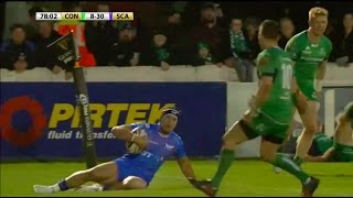 van der Merwe adds late try in Scarlets win over Connacht