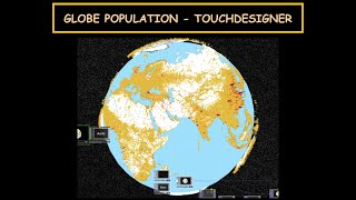 Globe Population Map with TouchDesigner - Data visualization tutorial