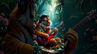 Tiger Cut||No Copyright Video ai  #short #NoCopyrightVideo #creativecomons