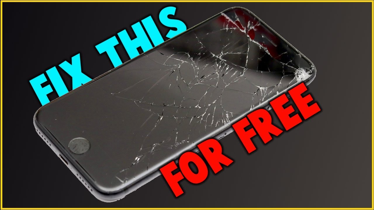 How To Fix A Cracked IPhone Screen - YouTube