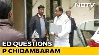 P Chidambaram Being Questioned By Probe Agency In INX Media Case