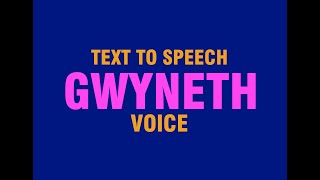 Gwyneth Welsh English Ivona voice | Text to Speech Voice