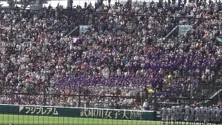 花巻東　2019選手権一回戦応援 4回裏　メヒア 男の勲章 Overture 怪しい曲