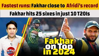 Fastest runs: Fakhar Zaman close to break Shahid Afridi’s record | PAK vs ENG 3rd T20I