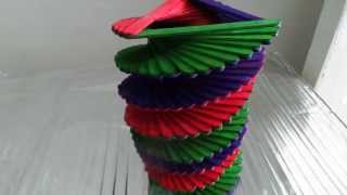 ICE CREAM STICK / POPSICLE STICK VASE ICE CREAM STICK / POPSICLE STICK VASE