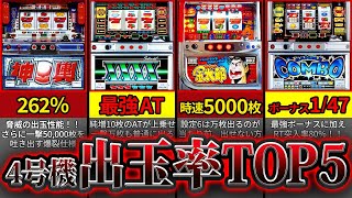 パチスロ史上“最強の爆裂台“はどれだ！！【4号機出玉率ランキング】