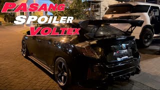 PASANG SPOILER VOLTEX DI CIVIC TURBO