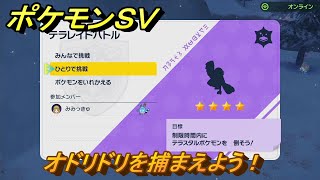 ポケモンＳＶ　オドリドリを捕獲しよう！テラレイドバトルでポケモン・経験値アイテム・テラピース・きのみなどの入手方法！　【スカーレット・バイオレット】