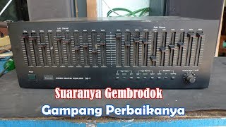 Servis Equalizer Sansui SE7 Rusak Gembrodok