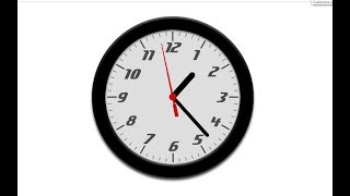 CSS Clock with HTML,CSS and Jquery