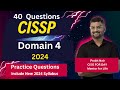 Master CISSP Domain 4: Try Practice Questions for 2024