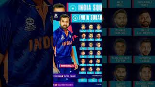 😎T20 World कप India 2022- Full Players List🙌🔥😎#t20worldcup2022#status#shorts#teamindia#squad