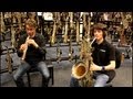 Sopranino & Bass Saxophone Duet