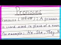 Pronouns ( सर्वनाम ) || Pronouns || Definition of Pronoun...