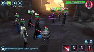 SWGOH Counter Sith Eternal Emperor (SEE) with Sith Trio using Darth Vader + Wat + Thrawn + IPD + KRU