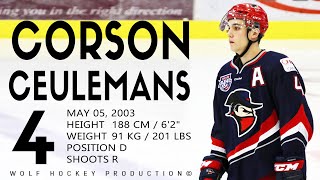 The Best Of Corson Ceulemans | Top Prospect For The NHL 2021 Draft | Hockey Highlights | HD