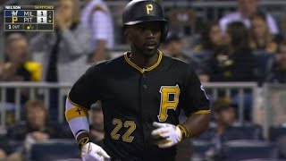 MIL@PIT: McCutchen plates Cervelli to tie ballgame