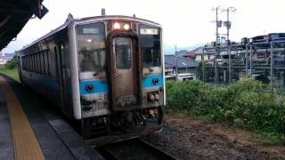 JR原田駅に筑豊本線（原田線）普通列車到着