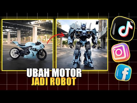 Viral Di Tiktok Shorts Dan Reels рџ ґ Buat Video Motor Jadi Robot
