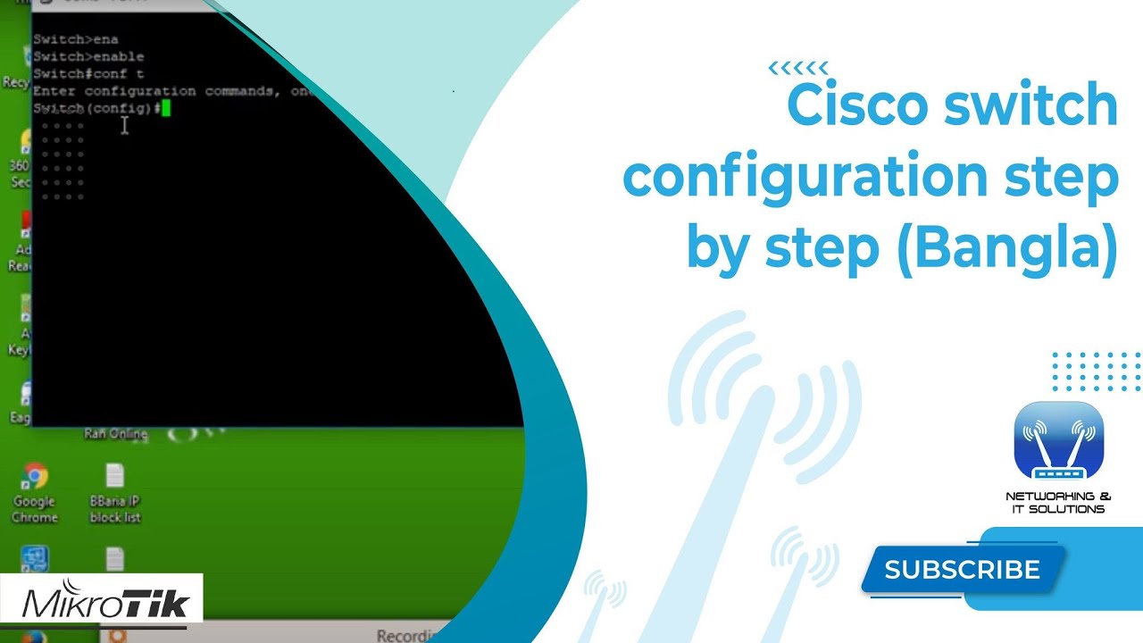 Cisco Switch Configuration Step By Step (Bangla) - YouTube