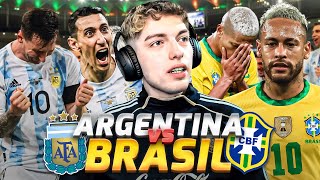 REACCION AL ARGENTINA 1 BRASIL 0 - FINAL COPA AMERICA 2021