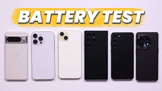 iPhone 15 Pro Max vs Pixel 8 Pro vs Galaxy S23 Ultra: Battery Life Test!