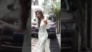 Mouni Roy Oops moment  Backless maxi dress#shorts video