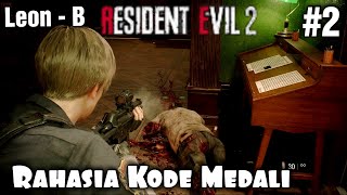 Rahasia Kode Medali 3 Patung Resident Evil 2 Remake - Leon Skenario B - Part 2