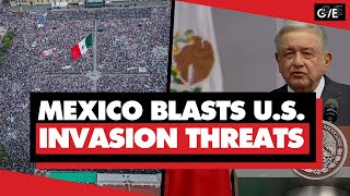 'Mexico is not a US colony!': AMLO condemns invasion threats, honors nationalization of oil, lithium