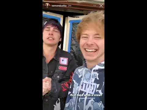 Sam. G And Colby. B Instagram Stories 12/12/2020 #samgolbach # ...