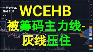 WCEHB 被筹码主力线-灰线压住.[中英文字幕][CC].YT会员问股福利.盘后技术分析. 17122022.