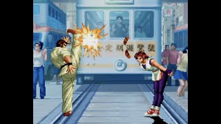 KOF98 タクマとユリの試合前のやり取り