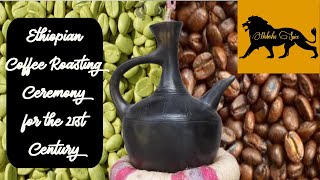 Ethiopian Coffee Roasting Ceremony ቡና ማፍላት