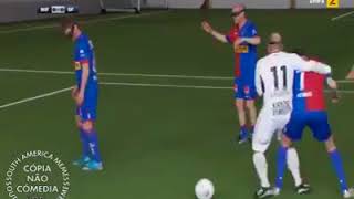 Funny blind football