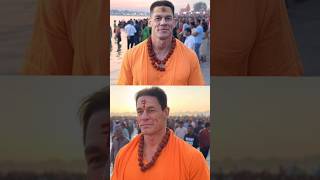 WWE के सुपरस्टार John Cena पहुंचे महा कुंभ प्रयागराज #mahakumbh2025 #johncena #kumbh #yt #ytshorts