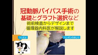 冠動脈バイパス手術の基礎とグラフト選択など(術前検査からデザインまで循環器内科医が解説します)