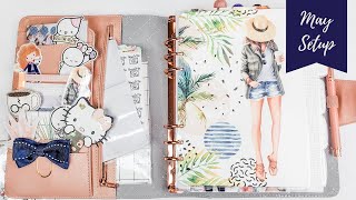 Beautiful Kikki K A5 Rings Setup For May 2020 | Spring Planner Flipthrough