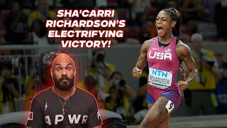 Sha'Carri Richardson's Electrifying Victory! 🚀 2023 World Championships - Women's 100m
