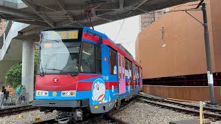 「告別多啦A夢主題輕鐵列車」￼MTR 1159-1160@505(駛離兆康站5號月台)(有彩蛋)￼￼