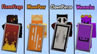 12 Deadliest Unstable SMP Players Main Shields Designs 🔥