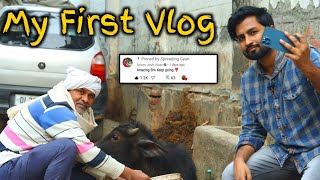 My First Vlog ||