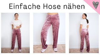 Einfache Hose nähen / DIY MODE