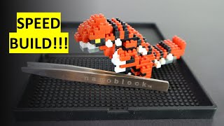 Groudon Pokémon Nanoblock Speed Build (NBPM_062)